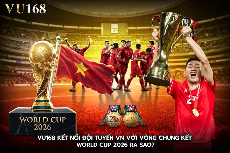 VU168 kết nối đội tuyển VN với vòng chung kết world cup 2026 ra sao